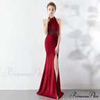 Chloe Formal Hot Charming Stone Collar Stunning Dress