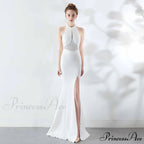 Chloe Formal Hot Charming Stone Collar Stunning Dress