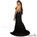 Chloe Lace-Up Stylish Back Formal Dress