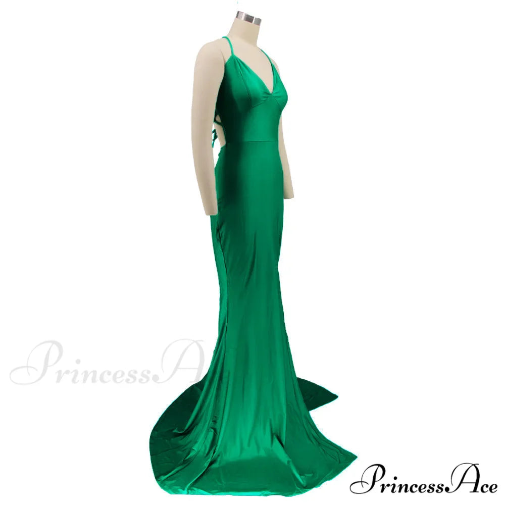 Chloe Lace-Up Stylish Back Formal Dress