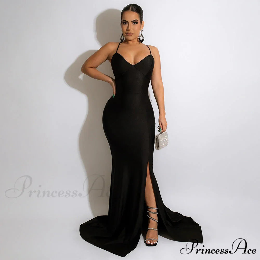 Chloe Lace-Up Stylish Back Formal Dress