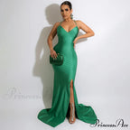 Chloe Lace-Up Stylish Back Formal Dress