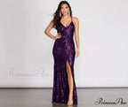 Chrissy Formal Stylish Sequin Mermaid Dress
