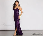 Chrissy Formal Stylish Sequin Mermaid Dress