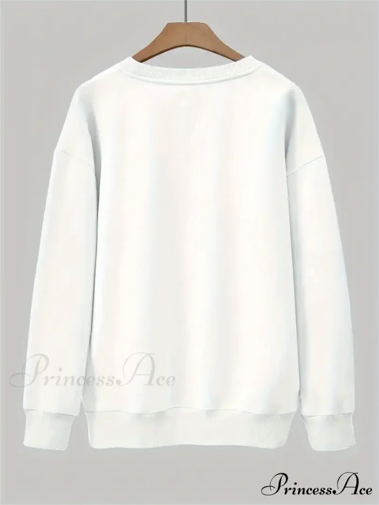 Christmas Dwarf Casual Long Sleeve Crew Neck Fall Winter Christmas Hoodie