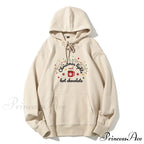 Christmas Lights Hot Chocolate Merry Bright Festive Family Christmas Hoodie