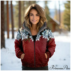 Christmas Sequin Splicing Cardigan Coat