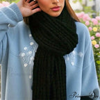 Chunky Knitted Cashmere Winter Scarf