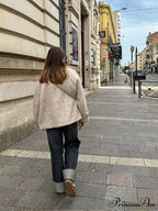 Chunky Woolen Cropped Jacket