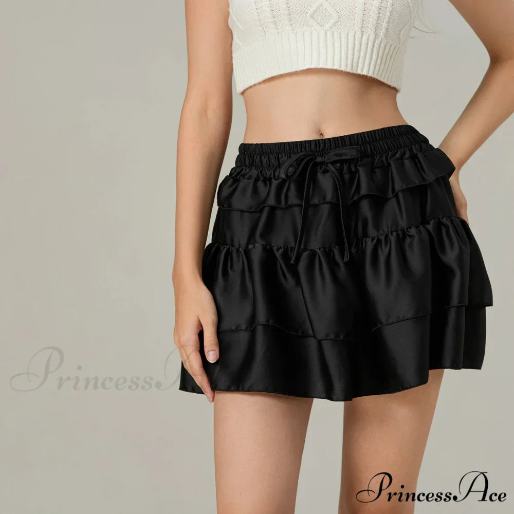 Cinch Layered Frills Skirt