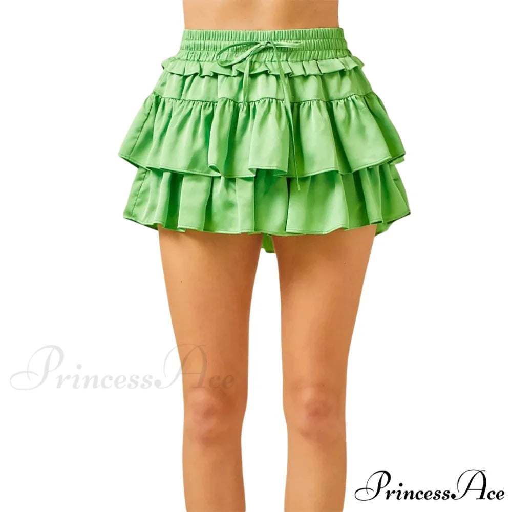 Cinch Layered Frills Skirt