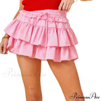 Cinch Layered Frills Skirt