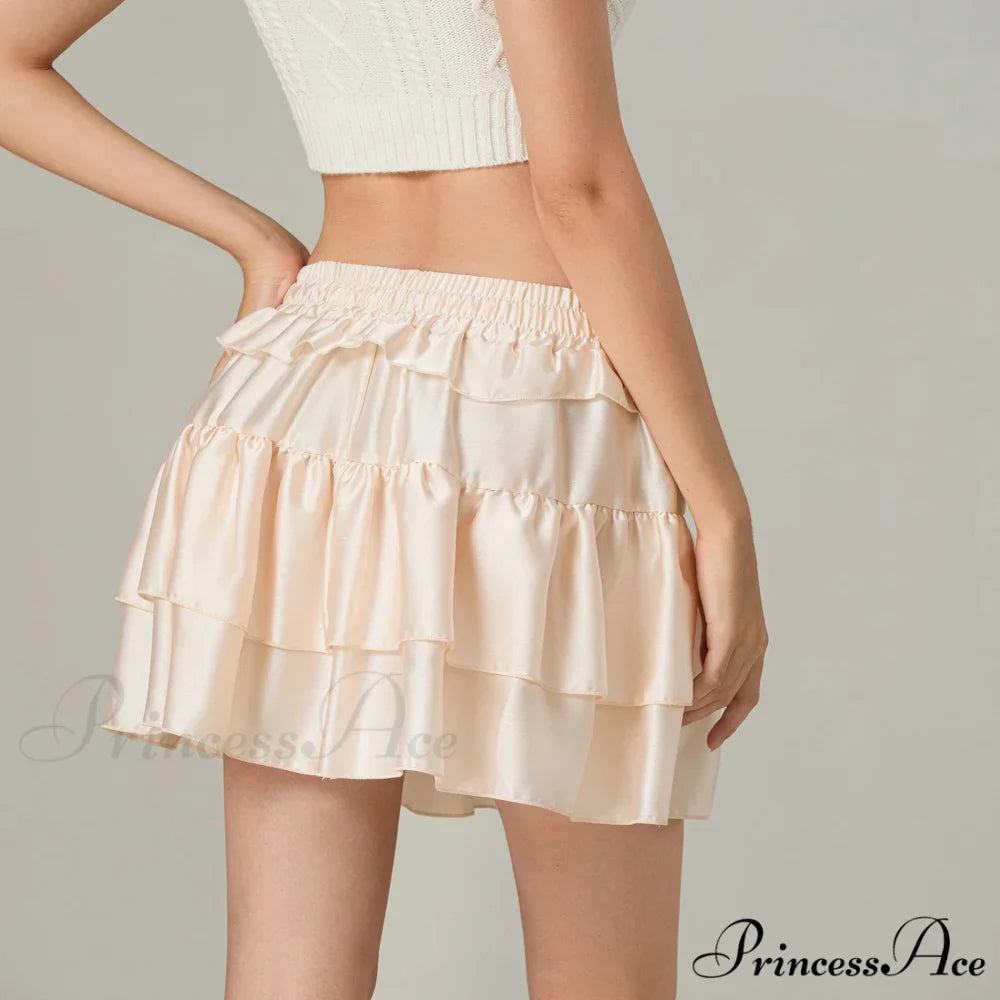 Cinch Layered Frills Skirt