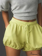 Cinch Mid Waist Baggy Short