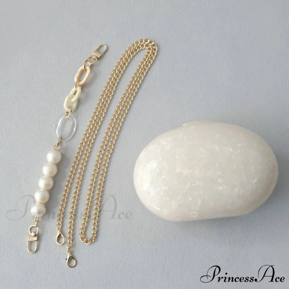 Circular Acrylic Celebration Clutch Wristlet