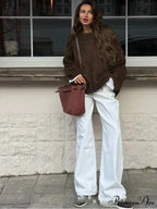 Circular Neck Cashmere Antique Jumper