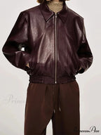 Classic Strong Faux Leather Coat