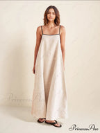 Classic Style Stylish Contrasting Suspender Dress