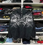 Cleaned Medieval Letter Zipper Hoodie