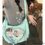 Clear Heart Ita Bags Informal Crossbody