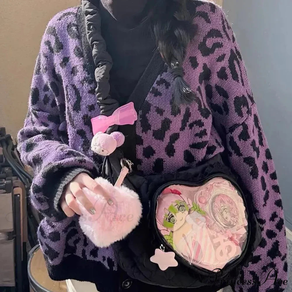 Clear Heart Ita Bags Informal Crossbody