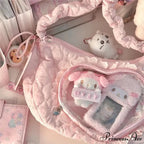 Clear Heart Ita Bags Informal Crossbody