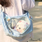 Clear Heart Ita Bags Informal Crossbody