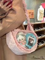 Clear Heart Ita Bags Informal Crossbody