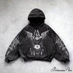 Clown Dark Print Fleece Zipper Hoodie
