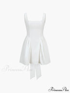 Coastal Cowgirl Open Trendy Back Zippered Short Dress