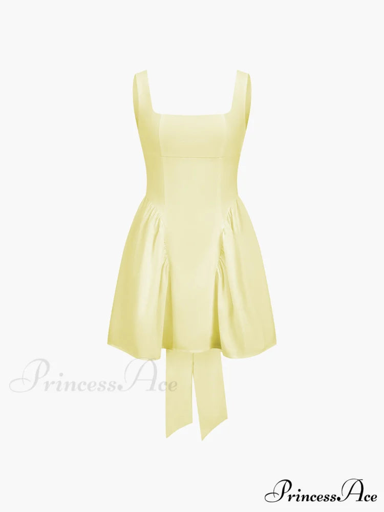 Coastal Cowgirl Open Trendy Back Zippered Short Dress