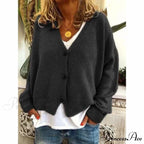 Coat - Casual V-Neck Fashion