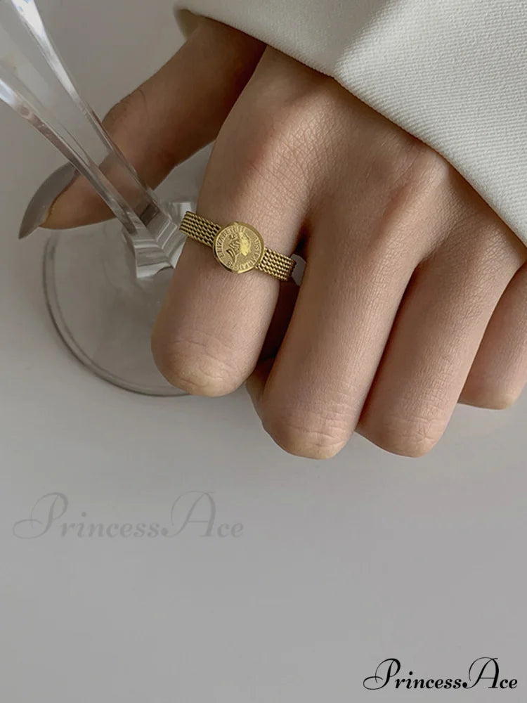 Coin Charming Decor Ring
