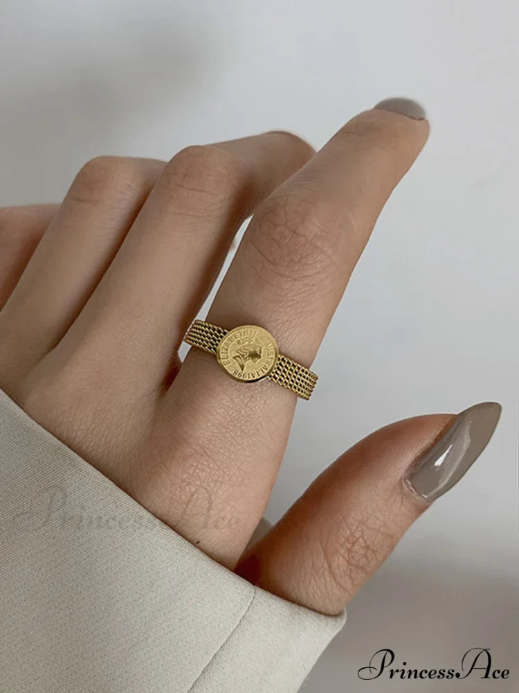 Coin Charming Decor Ring