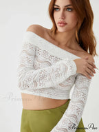 Cold Shoulder Graceful Knitted Blouse