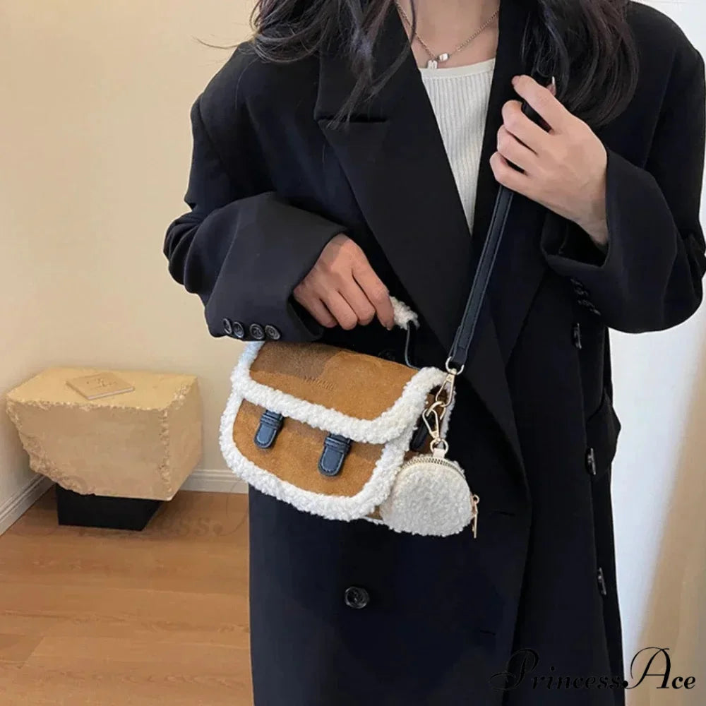 Cold Soft Little Square Crossbody Handbag