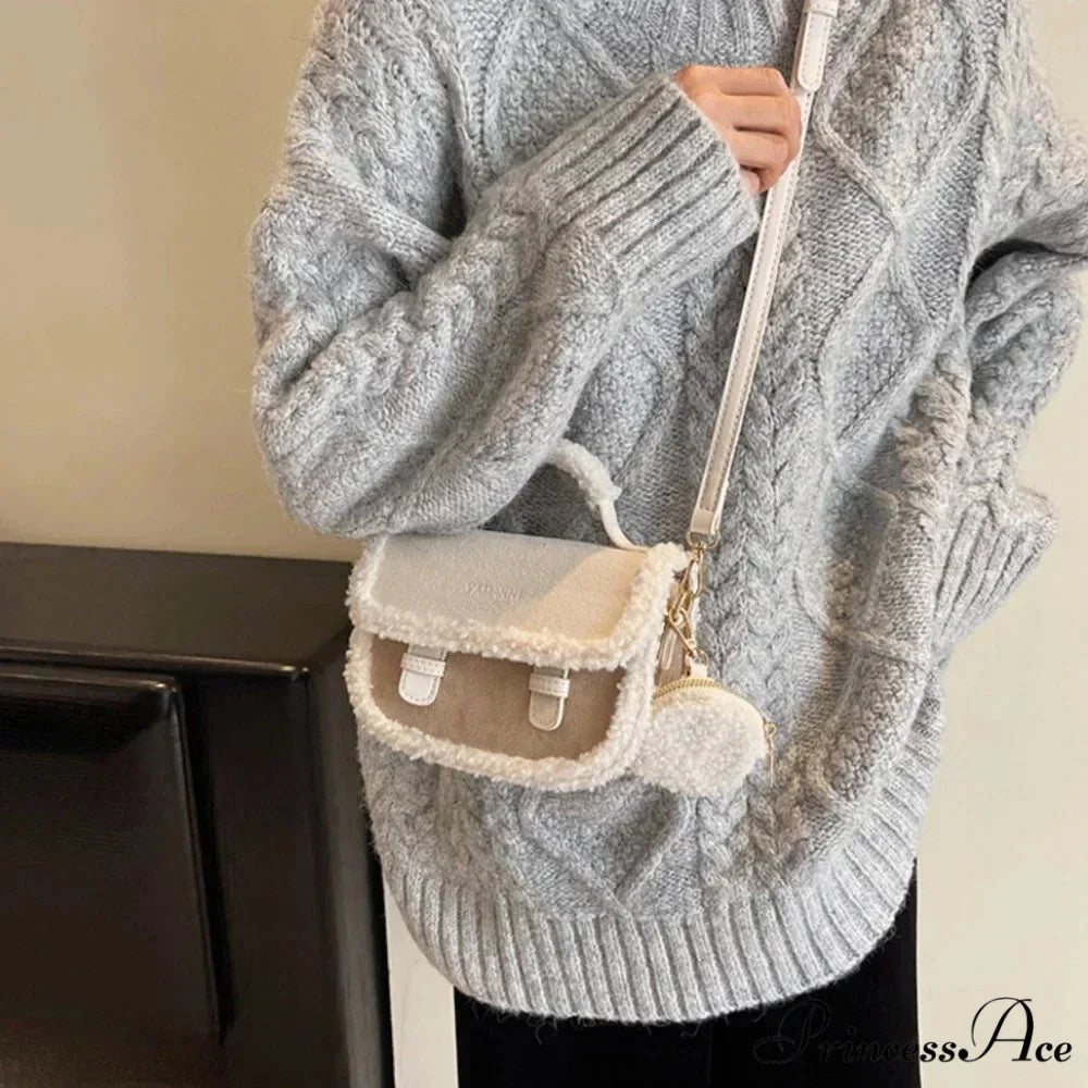 Cold Soft Little Square Crossbody Handbag