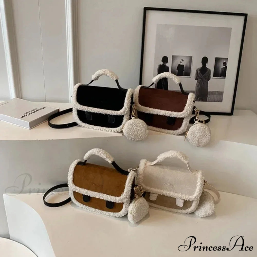 Cold Soft Little Square Crossbody Handbag