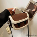Cold Soft Little Square Crossbody Handbag
