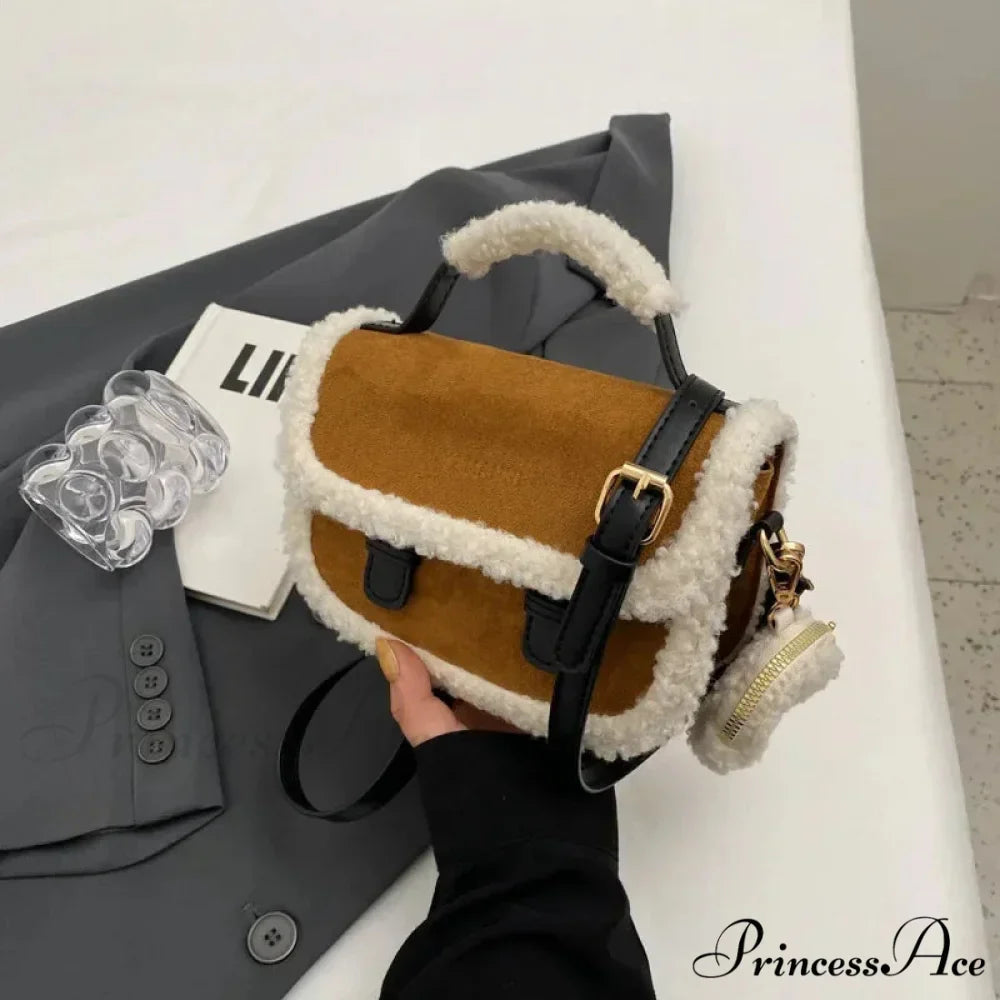 Cold Soft Little Square Crossbody Handbag