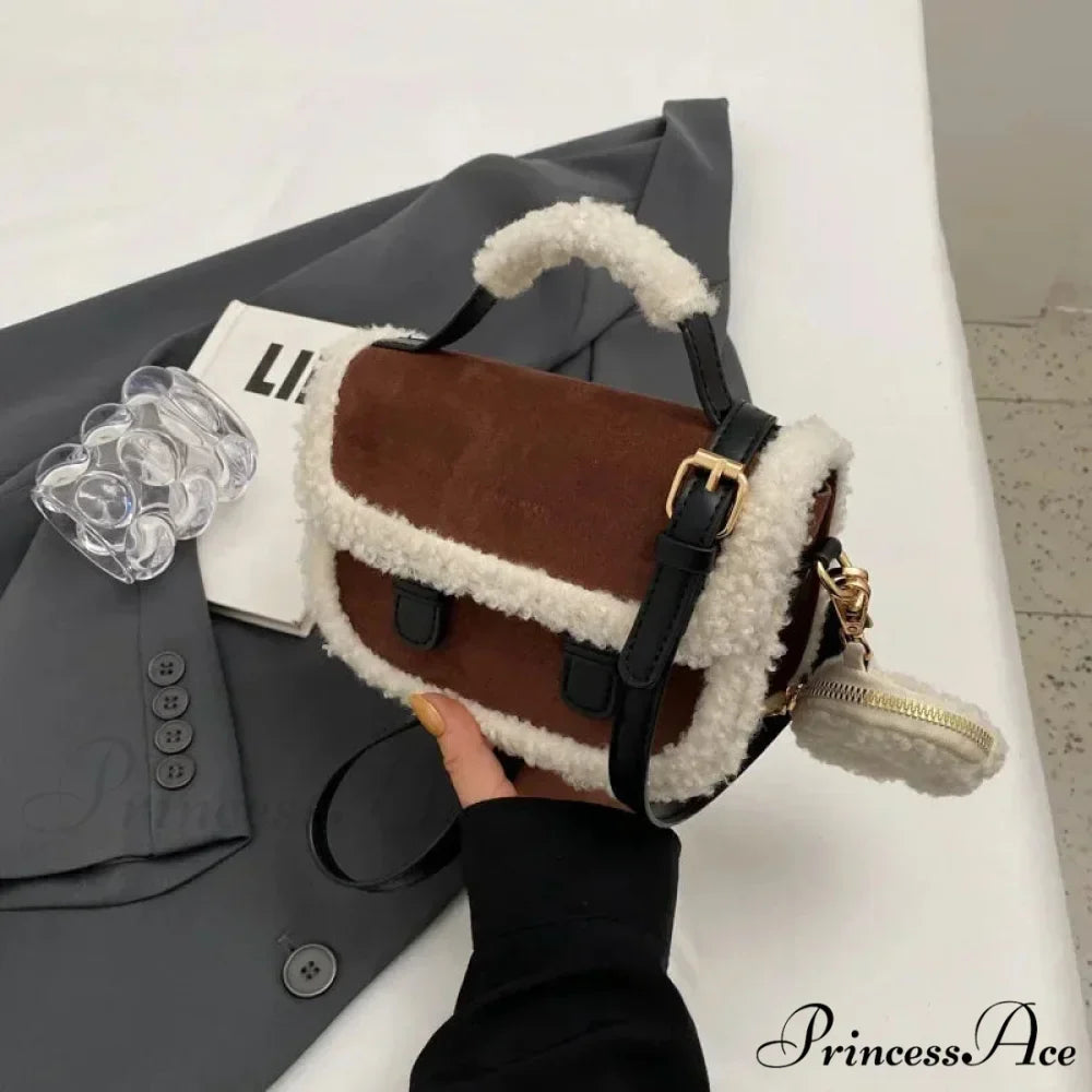 Cold Soft Little Square Crossbody Handbag