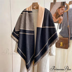 Cold Weather Soft Woolen Checkered Scarf