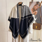 Cold Weather Soft Woolen Checkered Scarf