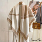 Cold Weather Soft Woolen Checkered Scarf