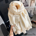 Cold Weather Soft Woolen Solid Wrap Scarf