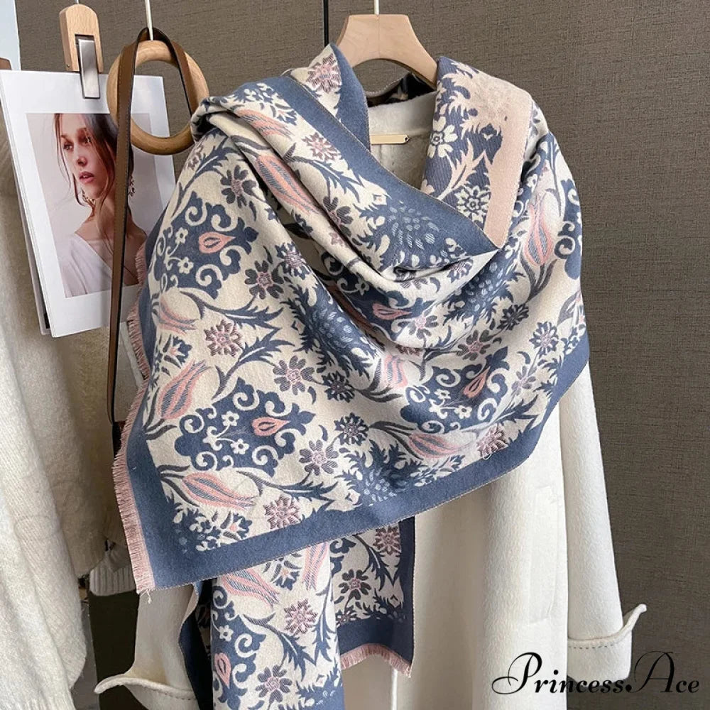 Cold Weather Soft Woolen Thick Wrap Scarf