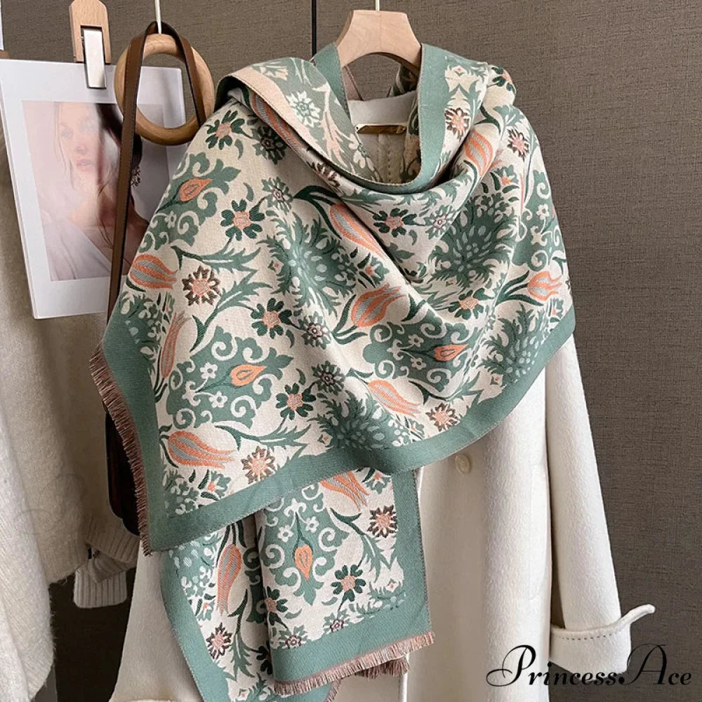 Cold Weather Soft Woolen Thick Wrap Scarf