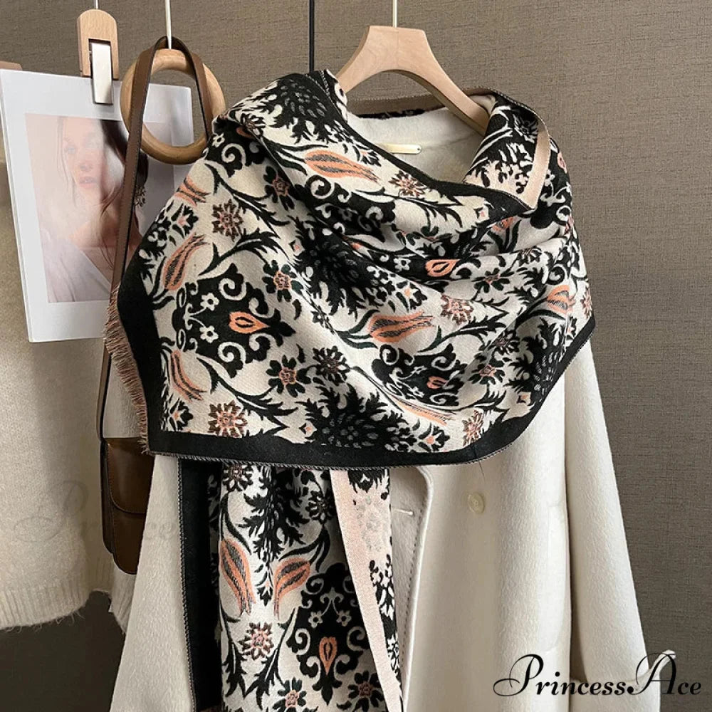 Cold Weather Soft Woolen Thick Wrap Scarf