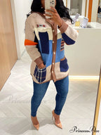 Color Block Graceful Striped Sweater