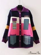 Color Block Graceful Striped Sweater